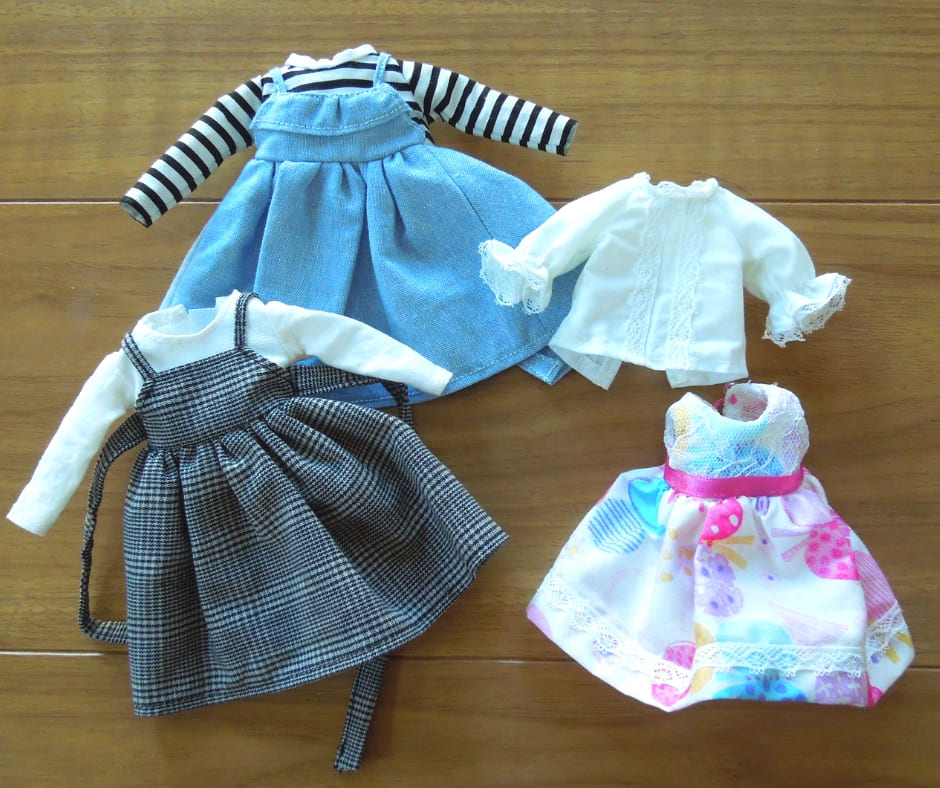 ドール服本 Doll S Closet でどんな服が作れる 初心者が実際に作ってみた服を公開 Mofmofcloth