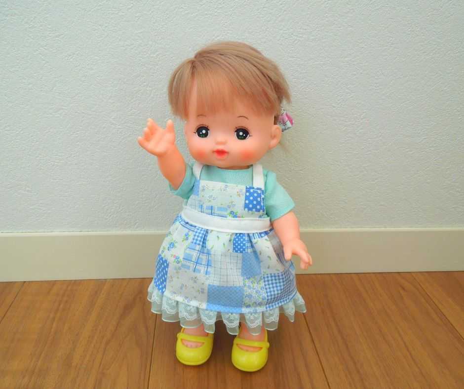 メルちゃん エプロンの作り方 簡単なのにかわいい仕上がり Mofmofcloth