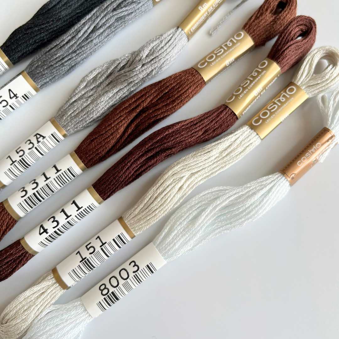 刺繍糸も実物を確認するのがおすすめ