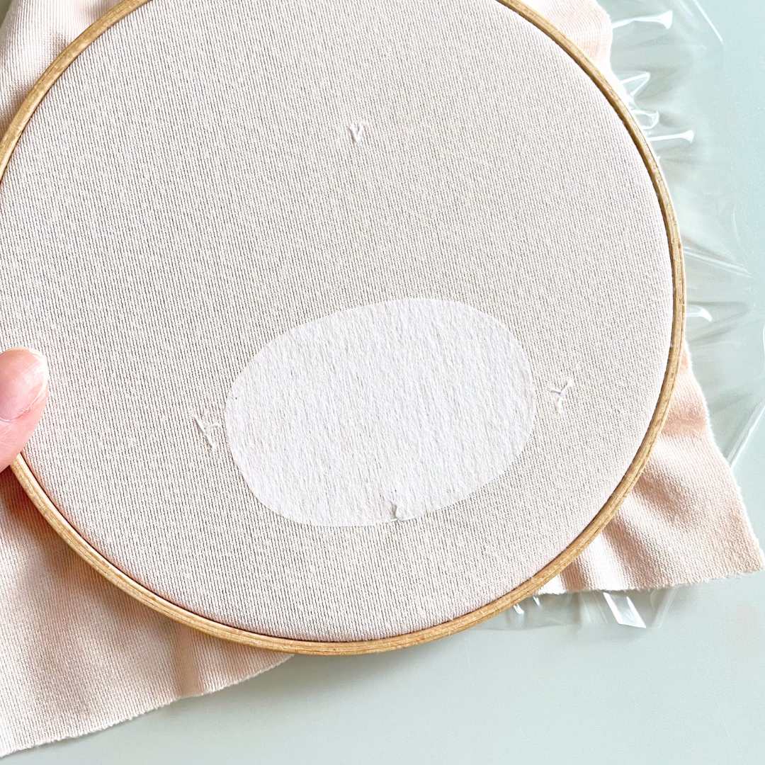 接着芯を貼り付ける